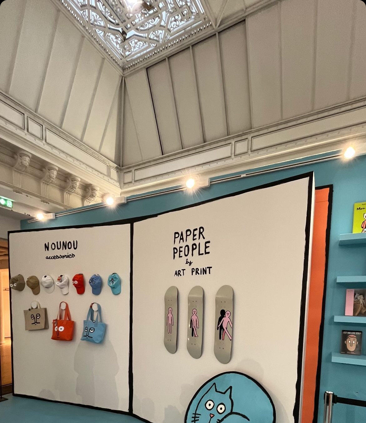 ジャン・ジュリアン - 紙の人物三連画（スケートボード 3 枚）