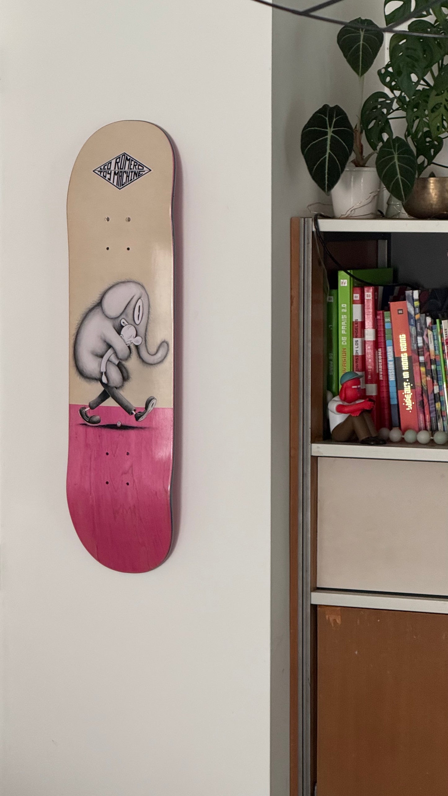 Le skateboard « Pink Elephant » de Jeff Ladouceur