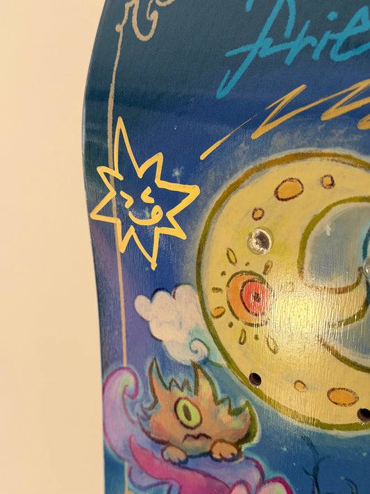 .SOWSOW Version ornée à la main 10/10 Midnight friends - 1 skateboard