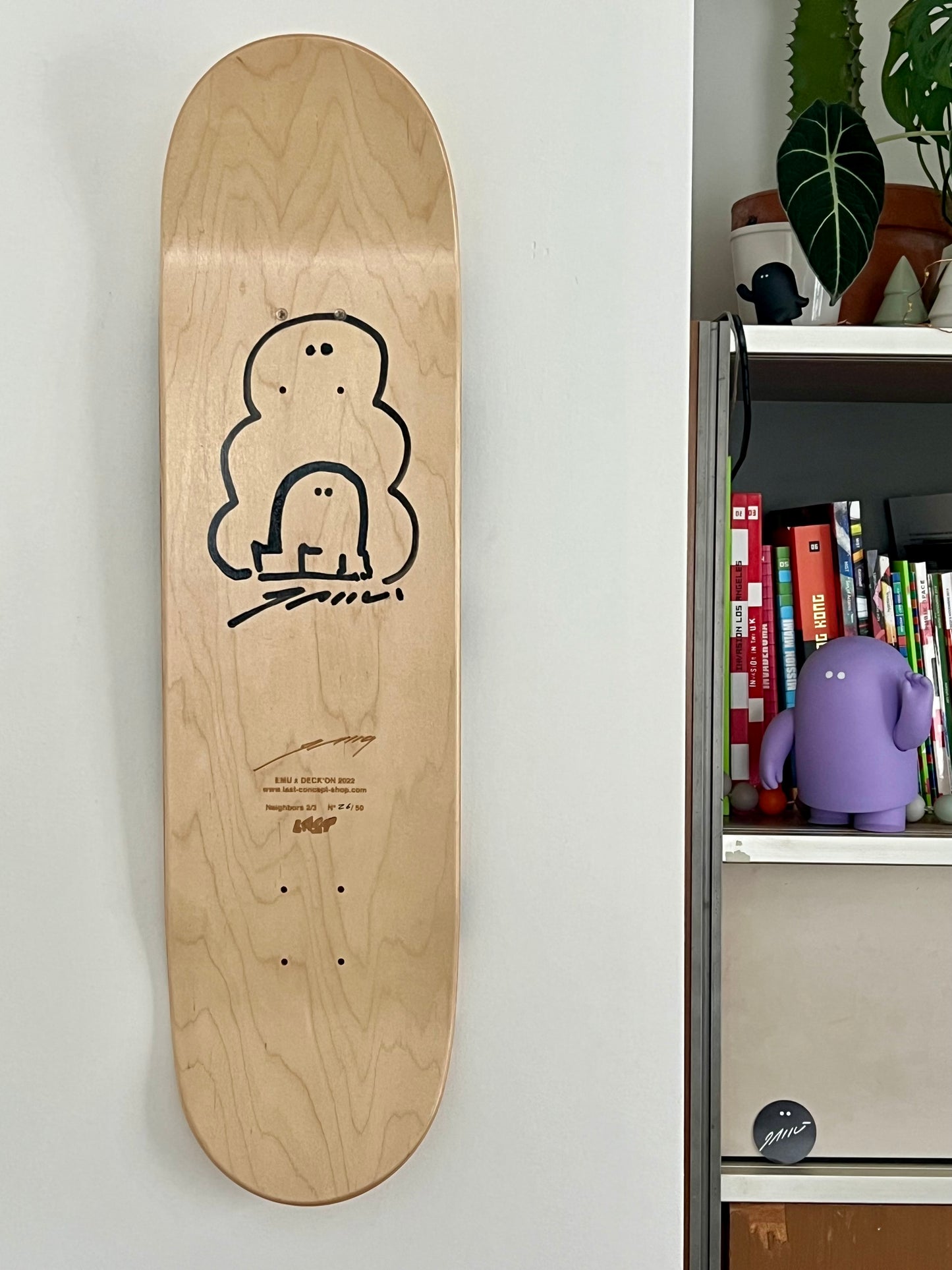 ÉMU (SIGNÉ) Neighbours n•5 - Deck'On - 1 skateboard