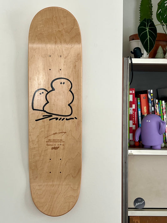 ÉMU SIGNÉ Neighbours n•3 - Deck'On - 1 skateboard