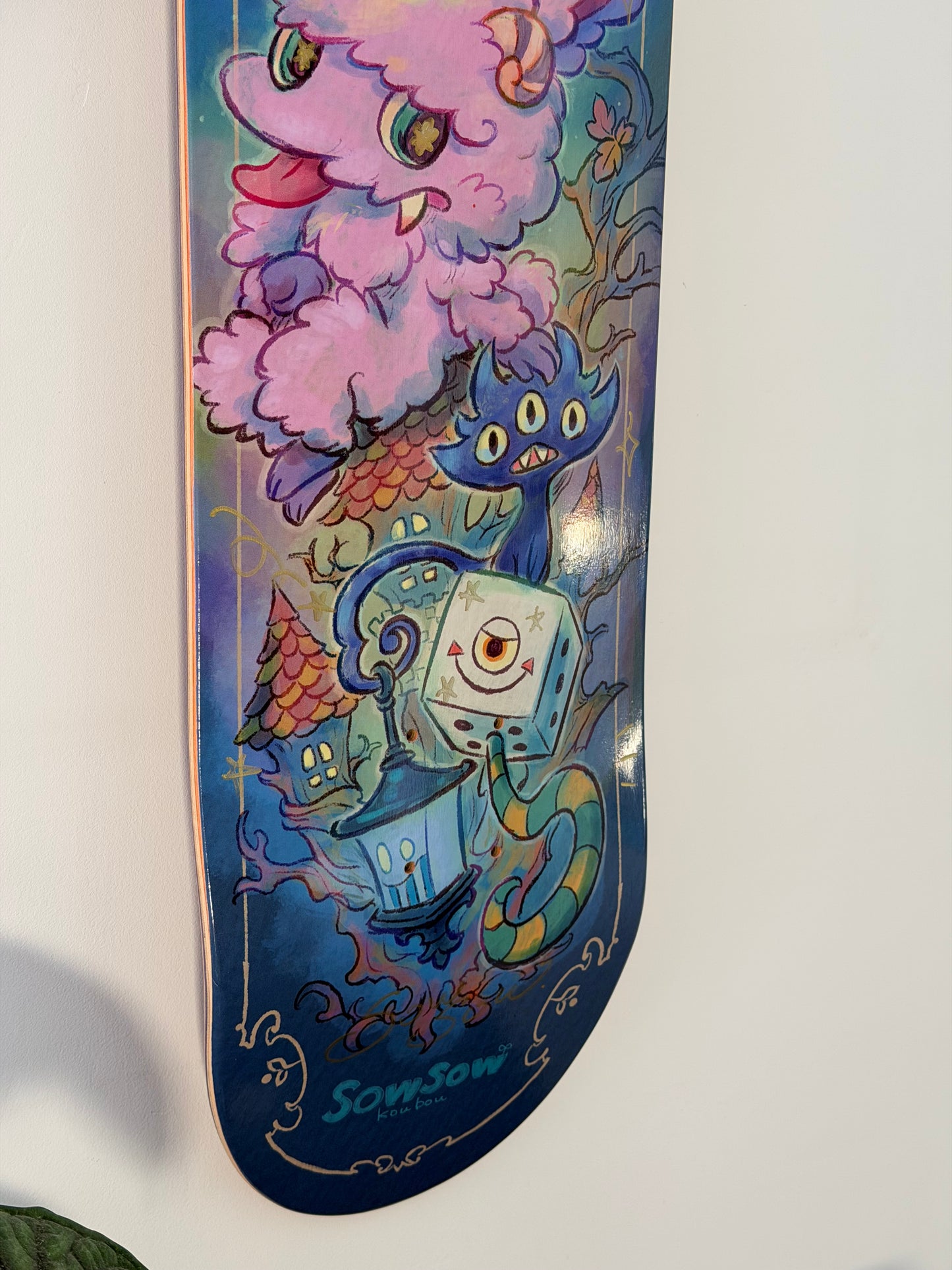 .SOWSOW 手彩バージョン 3/10 ミッドナイトフレンズ - スケートボード 1枚