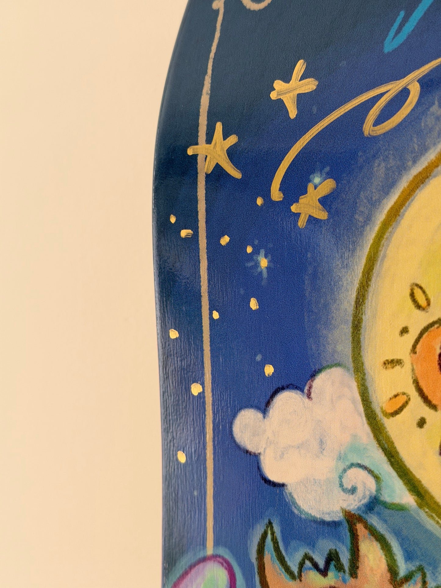 .SOWSOW 手彩バージョン 7/10 ミッドナイトフレンズ - スケートボード 1 枚