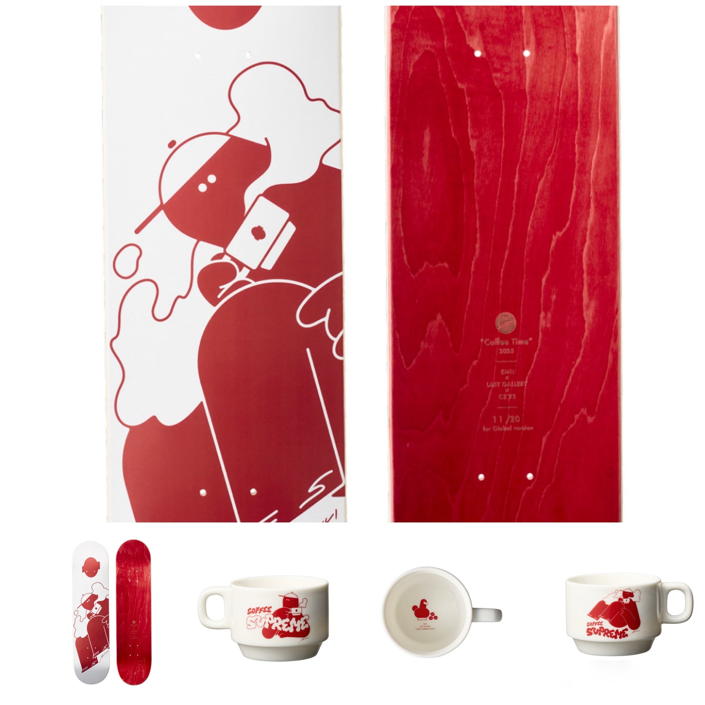 .ÉMU スケートボード + コーヒーシュプリーム マグカップ