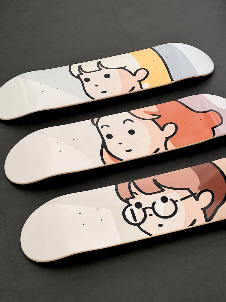 YUTANPO SHIRANE 「光の中で」 - Deck'On セット - スケートボード 3 台 Yuroom 