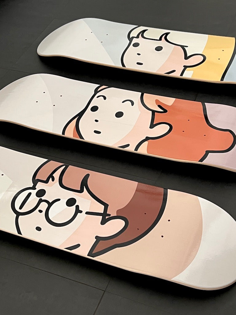 YUTANPO SHIRANE 「光の中で」 - Deck'On セット - スケートボード 3 台 Yuroom 