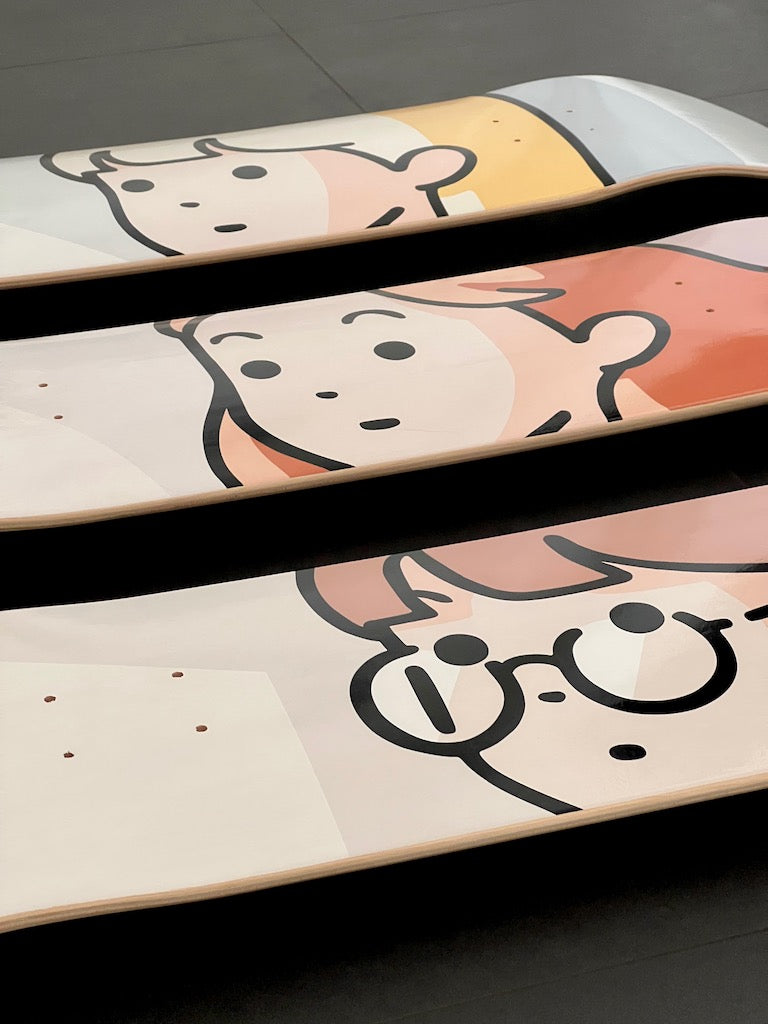 YUTANPO SHIRANE 「光の中で」 - Deck'On セット - スケートボード 3 台 Yuroom 