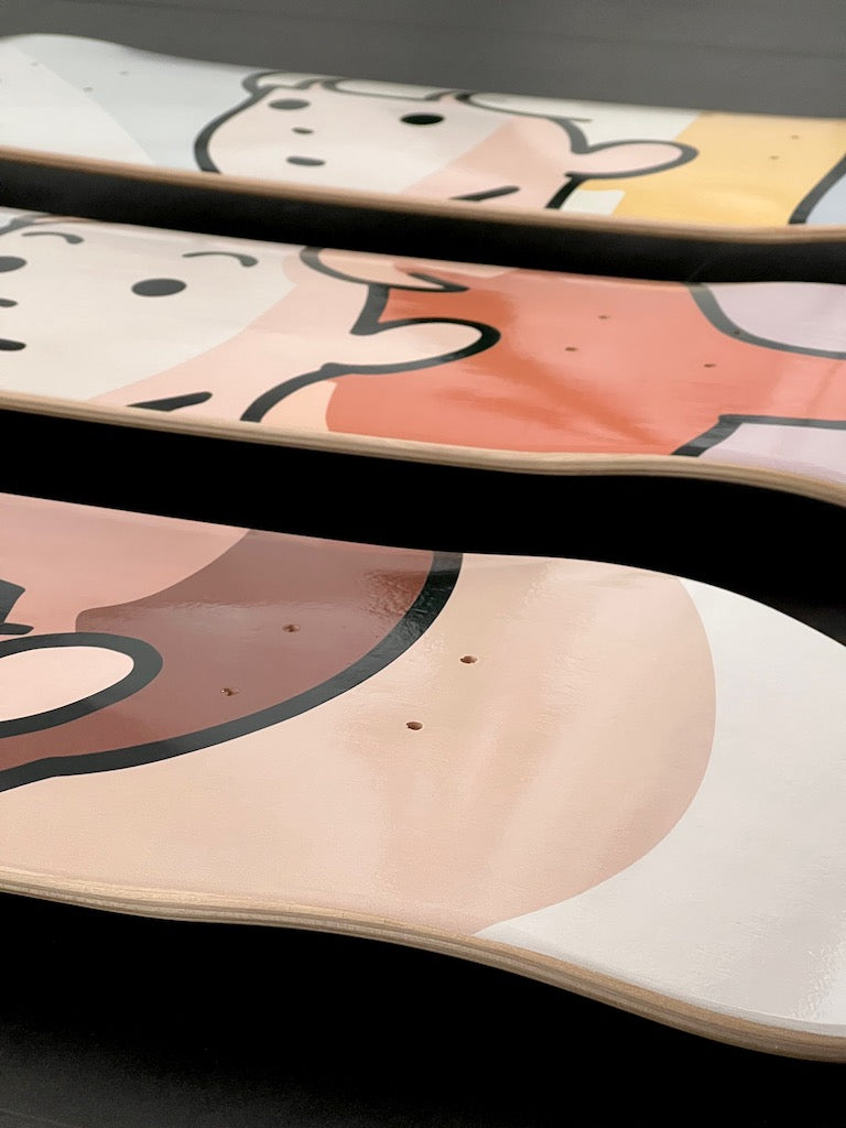 YUTANPO SHIRANE 「光の中で」 - Deck'On セット - スケートボード 3 台 Yuroom 