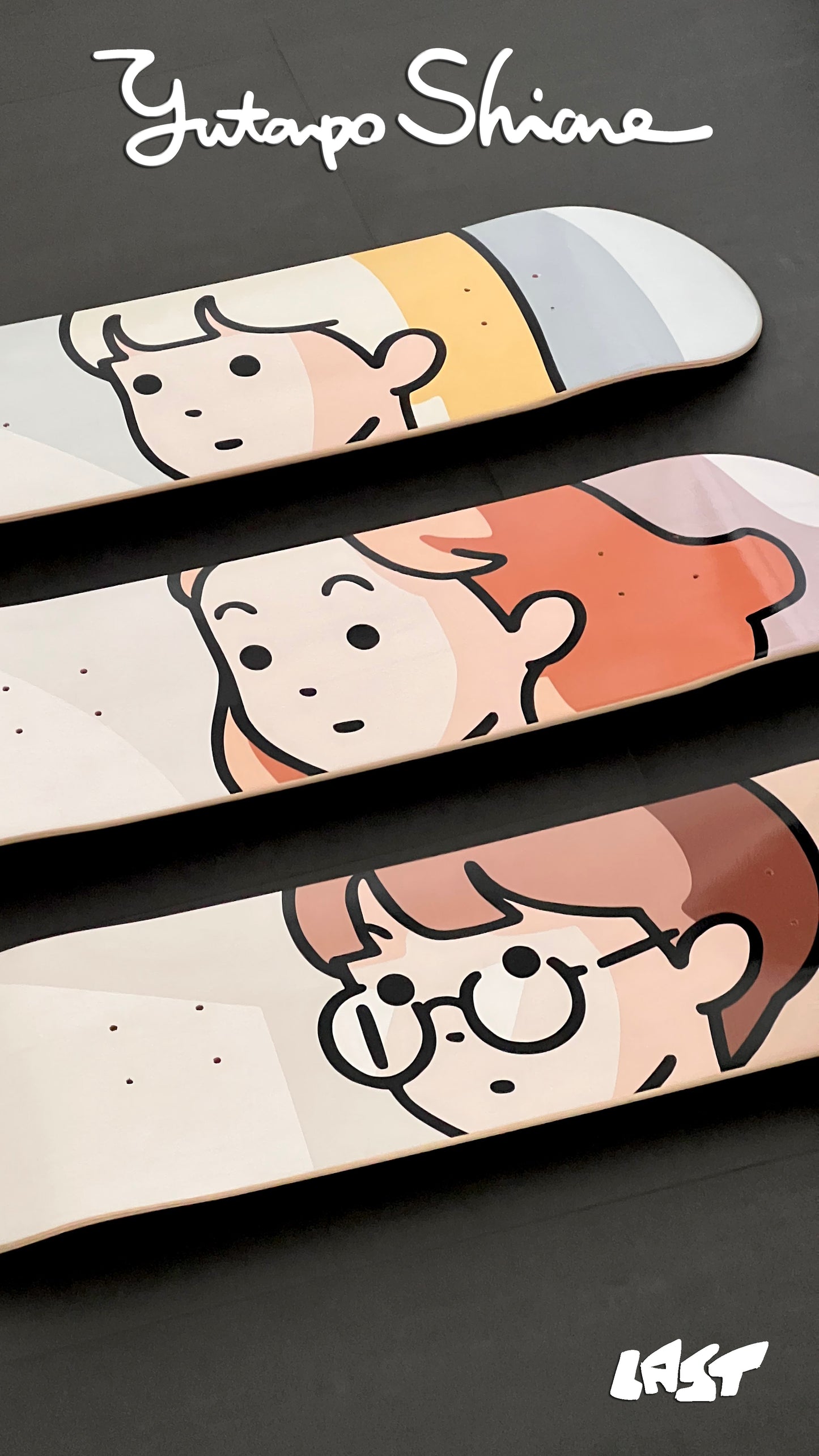 YUTANPO SHIRANE 「光の中で」 - Deck'On セット - スケートボード 3 台 Yuroom 