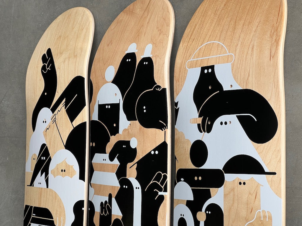 EMU Neighbors - Coffret Deck'On - 3 skateboards
