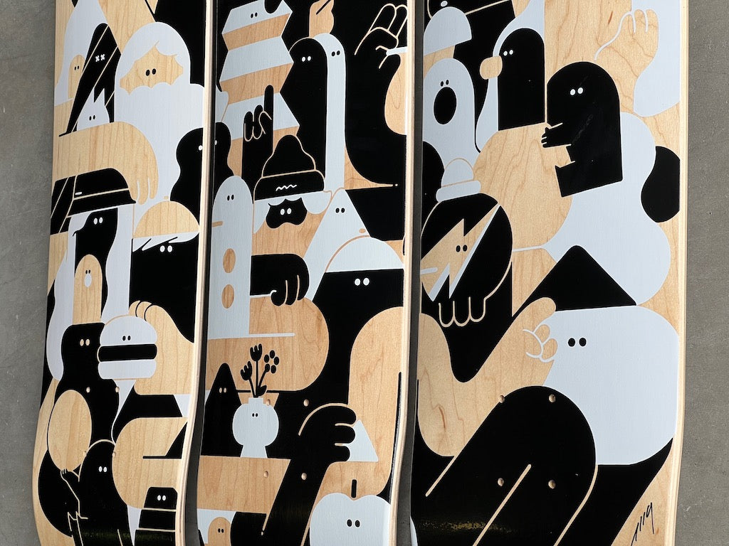 EMU Neighbors - Coffret Deck'On - 3 skateboards