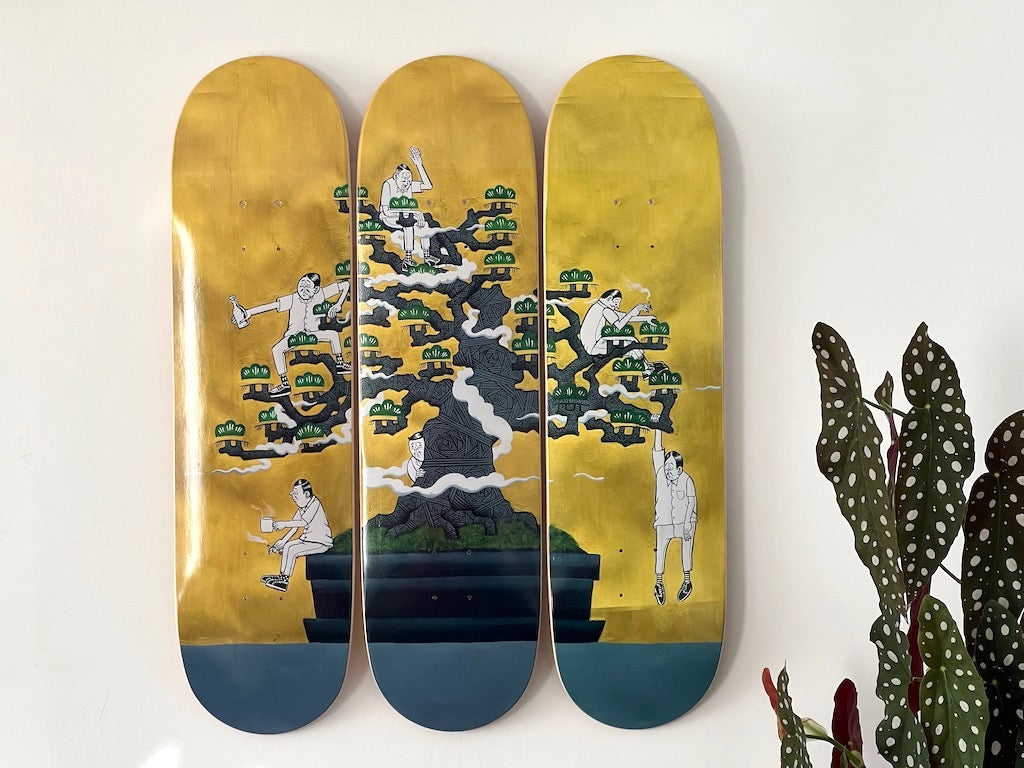 ESOW「盆栽」 - Deck'On セット - スケートボード 3 台