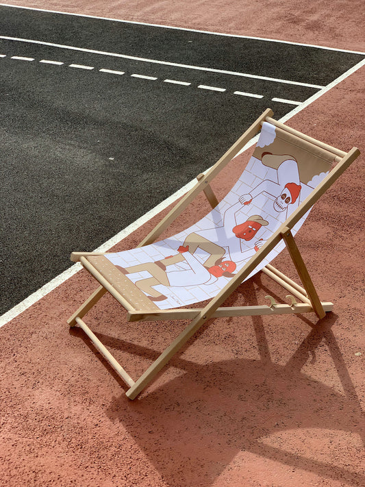 Jun Oson - Grimpez sur le mur - Chaise longue