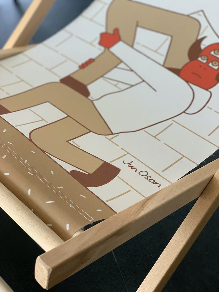 ジュン・オソン - 壁を登る - ラウンジチェア