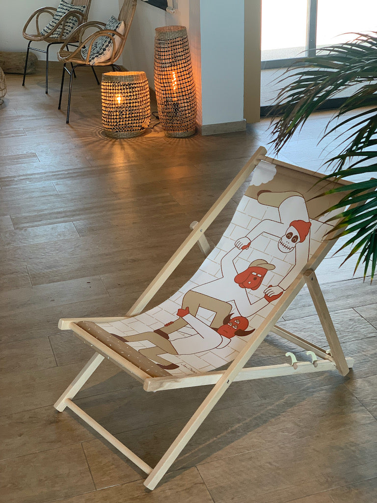 ジュン・オソン - 壁を登る - ラウンジチェア