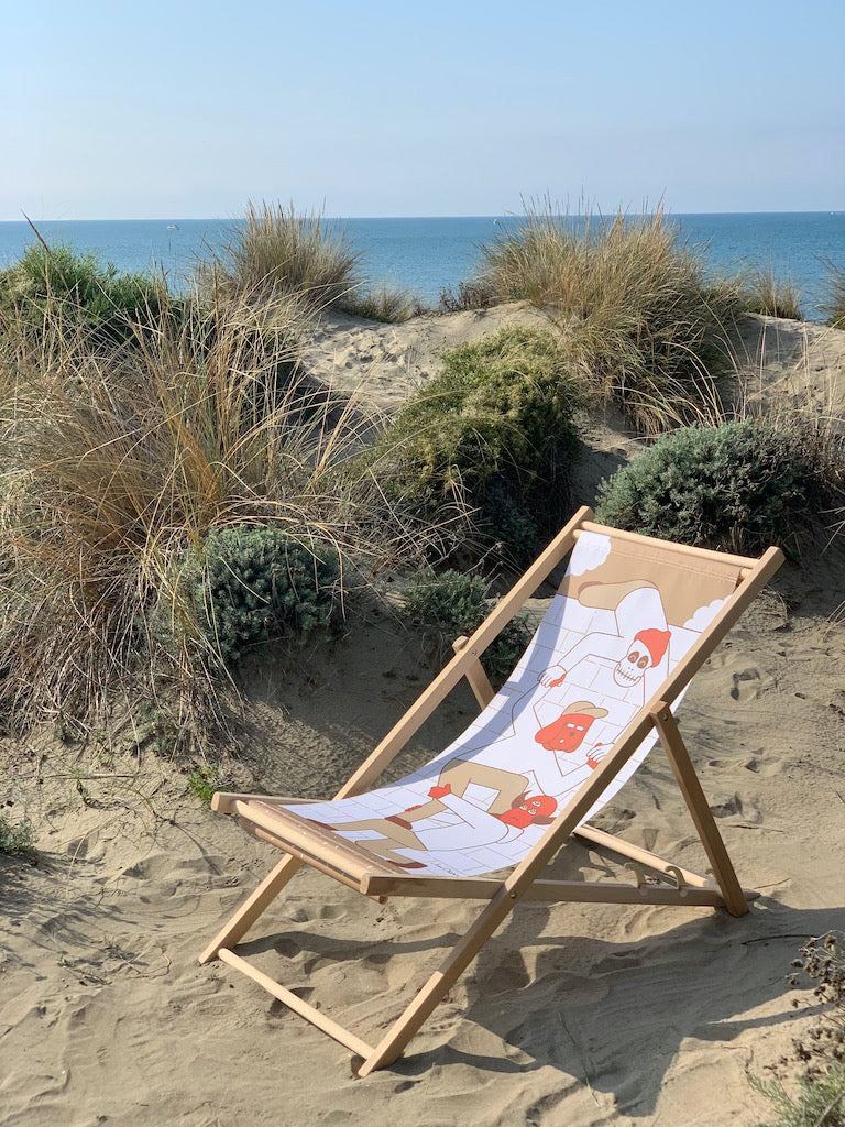 ジュン・オソン - 壁を登る - ラウンジチェア