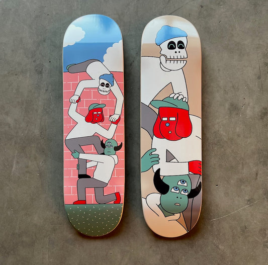 Coffret Deck'On JUN OSON - 2 skateboards 