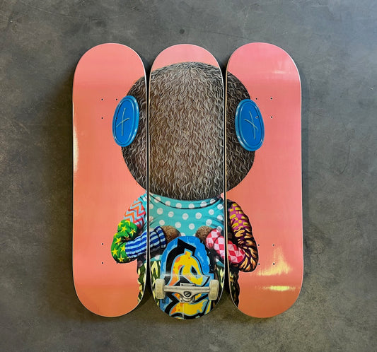 SUANJAYA KENCUT「ピンク スケート ボーイ」 - Deck'On セット - スケートボード 3 台