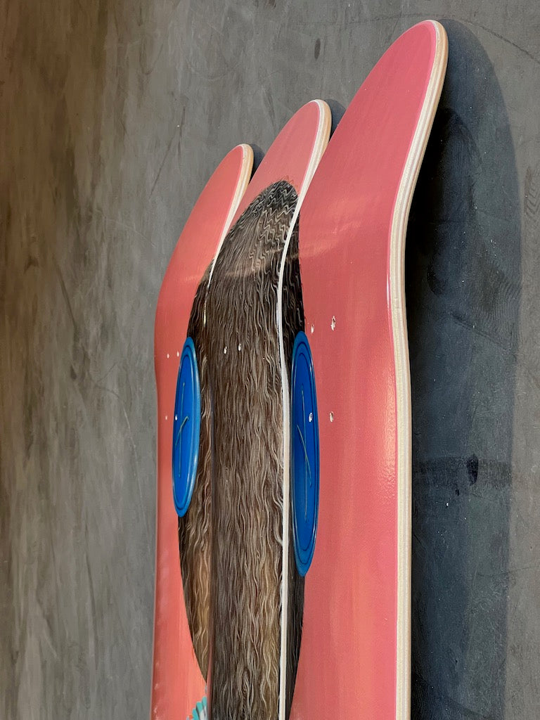 SUANJAYA KENCUT "Pink skate boy" - Coffret Deck'On - 3 skateboards