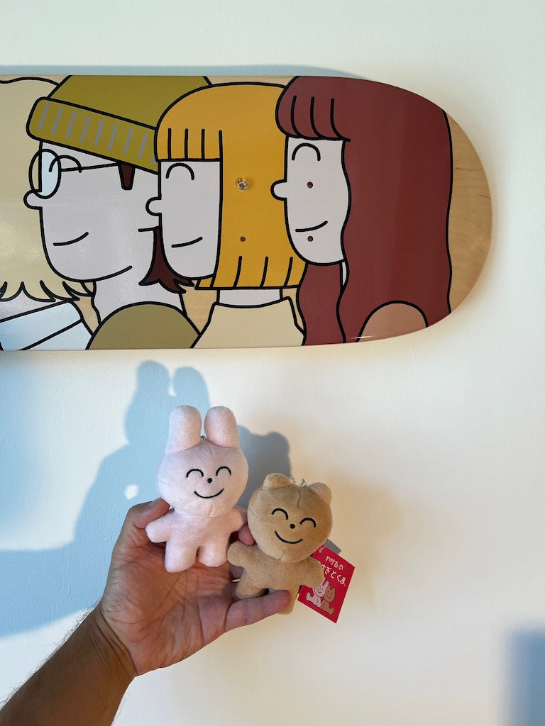 WAKARU "People" - Deck'On - 1 skateboard + 2 peluches