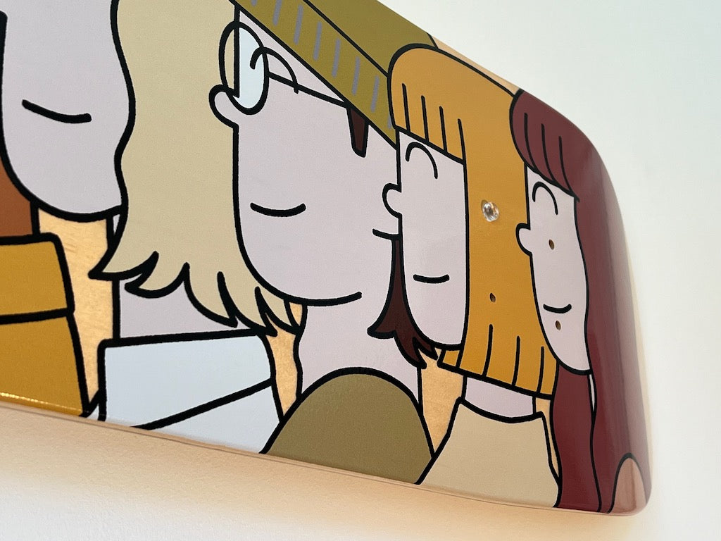 WAKARU "People" - Deck'On - 1 skateboard + 2 peluches