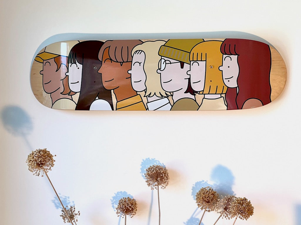 WAKARU "People" - Deck'On - 1 skateboard + 2 peluches