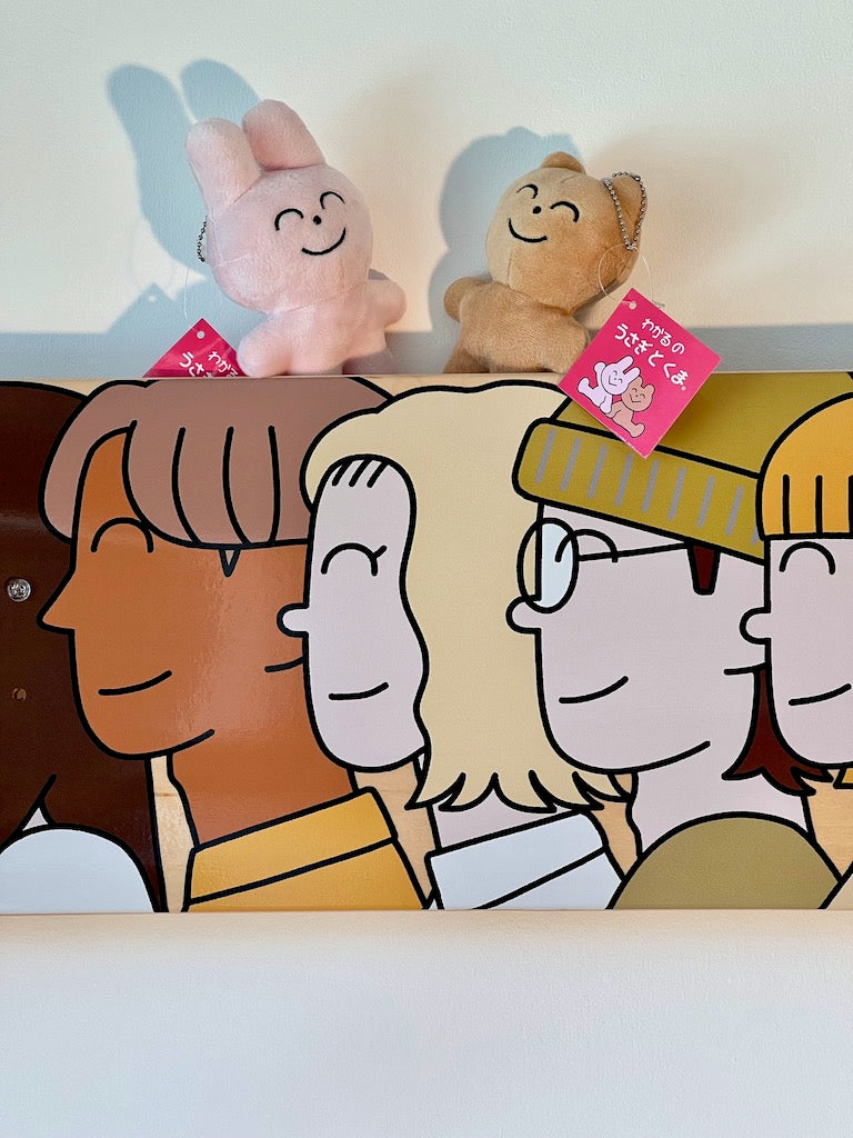 WAKARU "People" - Deck'On - 1 skateboard + 2 peluches