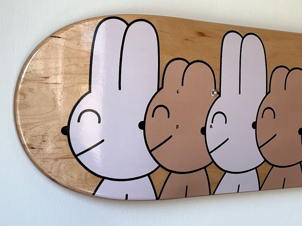 WAKARU「うさぎとクマ」 - Deck'On - スケートボード 1 台 + ぬいぐるみ 2 個