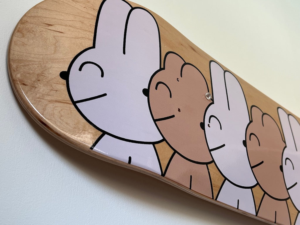 WAKARU「うさぎとクマ」 - Deck'On - スケートボード 1 台 + ぬいぐるみ 2 個