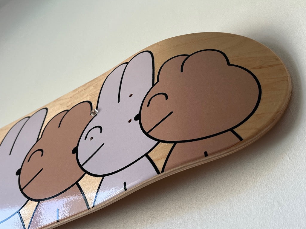 WAKARU「うさぎとクマ」 - Deck'On - スケートボード 1 台 + ぬいぐるみ 2 個